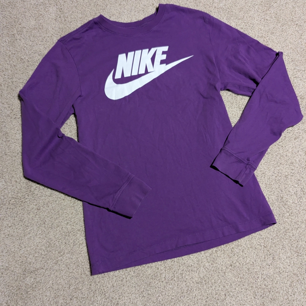 Nike Kids Purple Long Sleeve Shirt